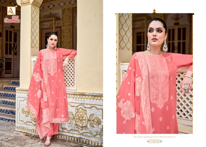 Shamaa Viscose Jacquard Deisgner Suit  Catalog